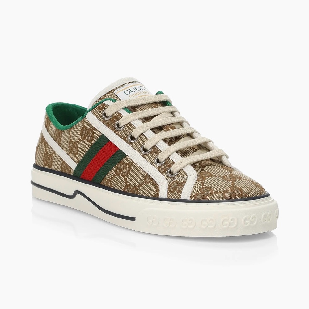 Gucci Tennis 1977 “Off The Grid” Low-Top Sneakers – Tan